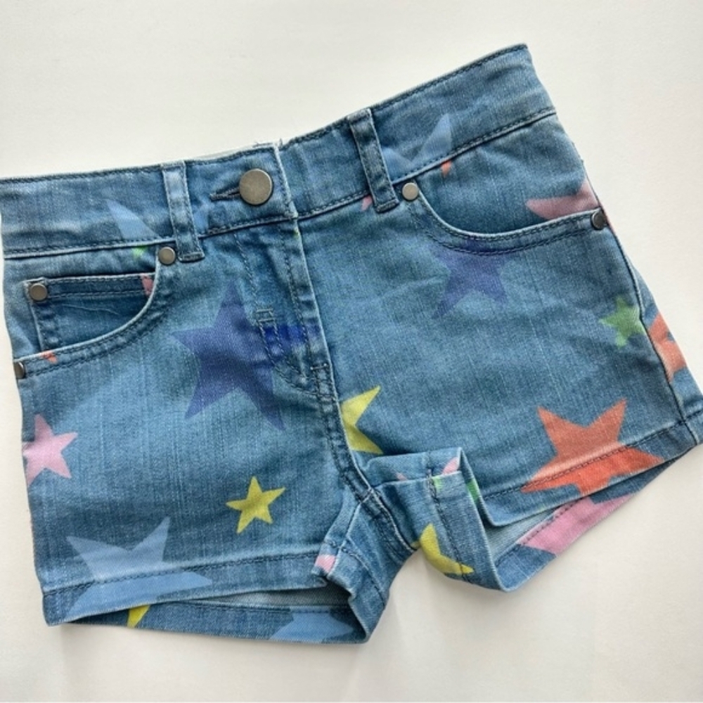 Stella McCartney Star Denim Shorts 2T